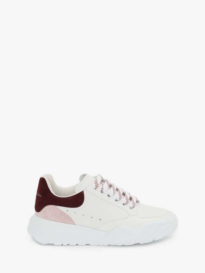 Zapatillas Alexander McQueen Court Trainer Mujer - Blancos/Multicolor - Mexico 386-YQWGNF